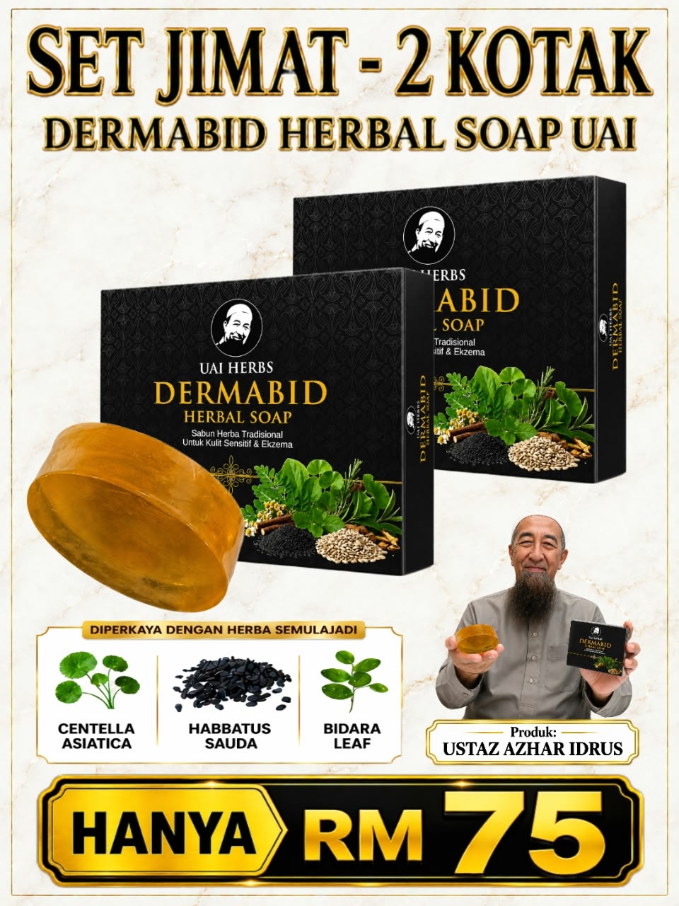 Pakej 2 Sabun Dermabid